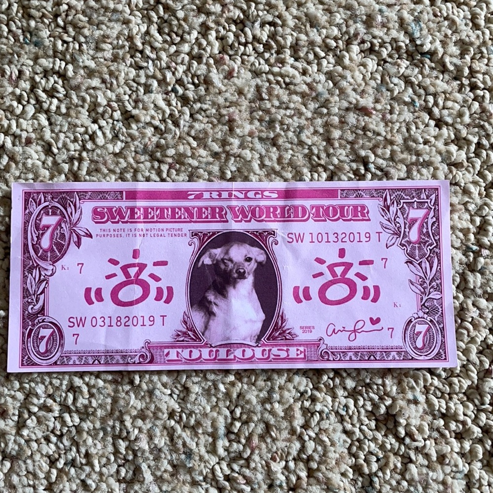 7 Rings Money! Ariana Grande Sweetener World Tour